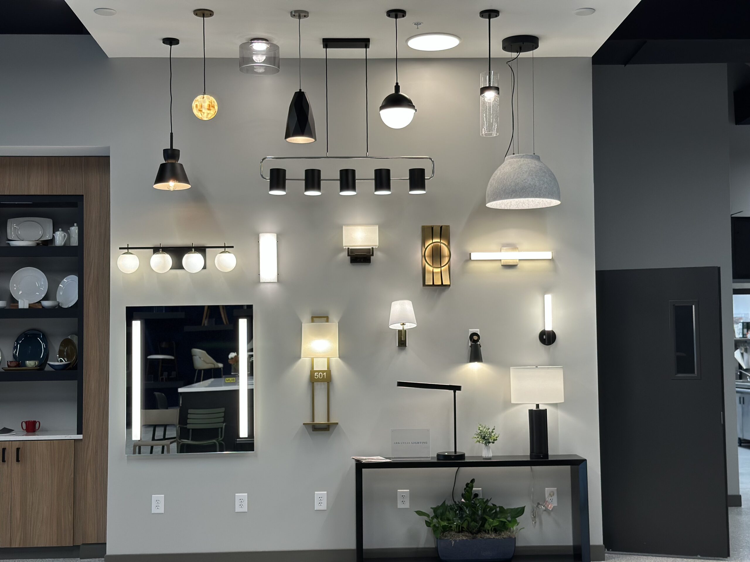 Lighting Display Wall