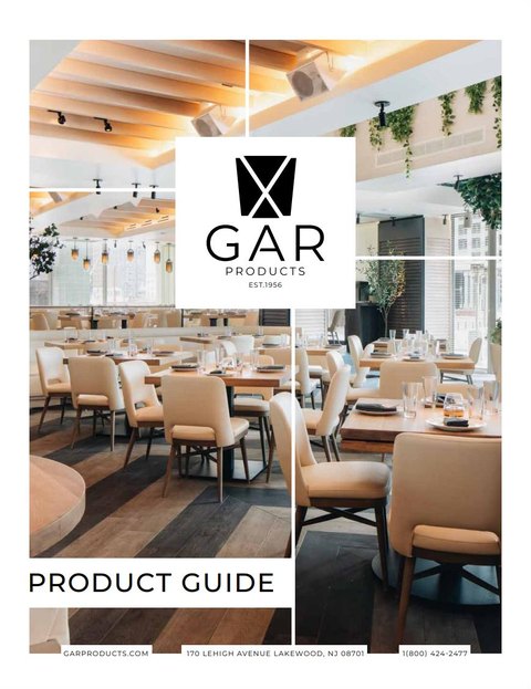 GAR Products 2026 Product Guide cover