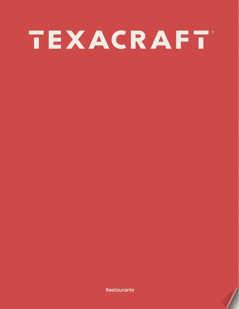 Texacraft Restaurant Lookbook cover